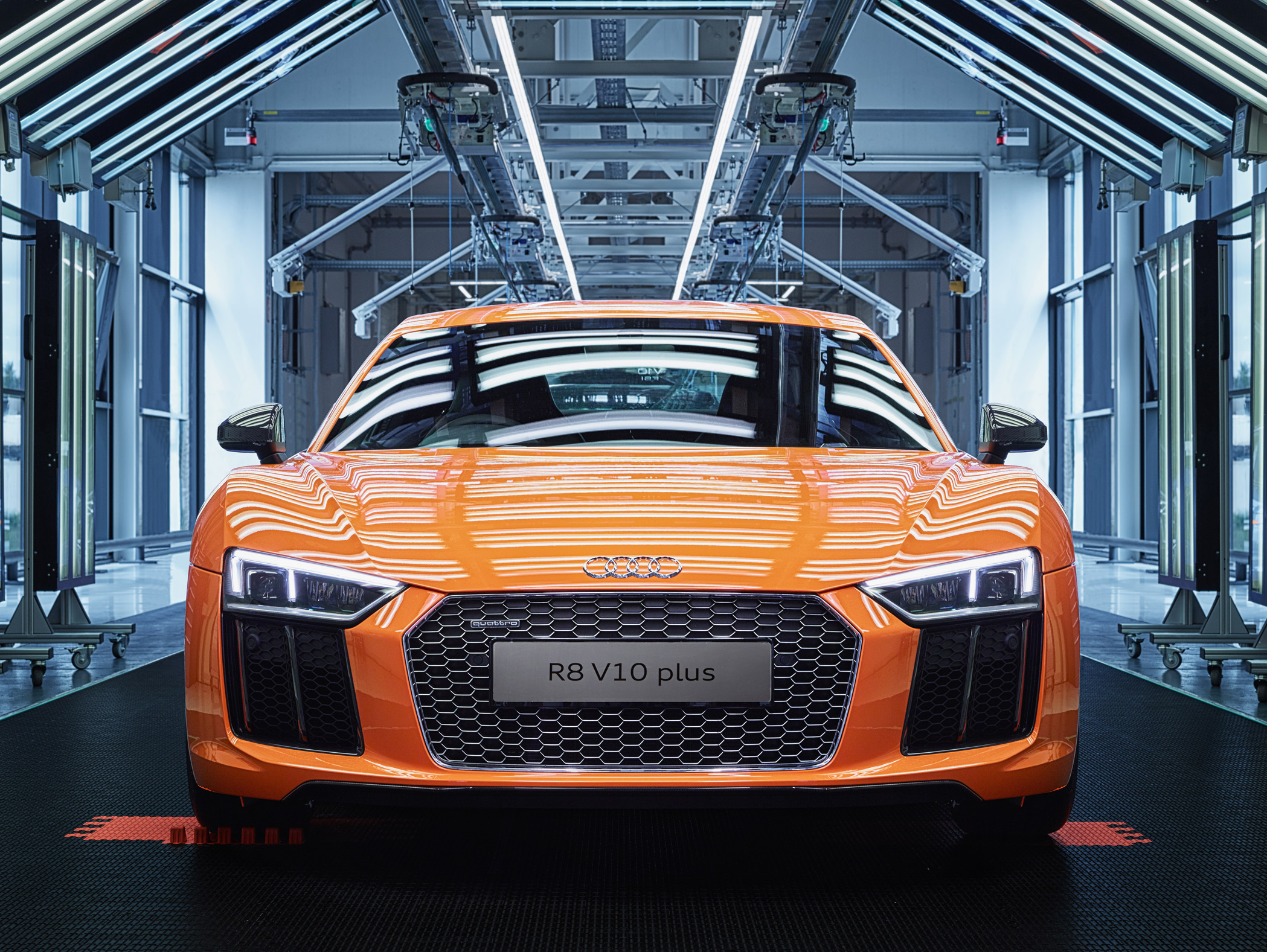 Audi R8 V10 Plus Head On